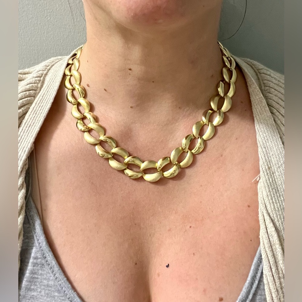 Estate Gold Chain Necklace - Picture 4 of 4